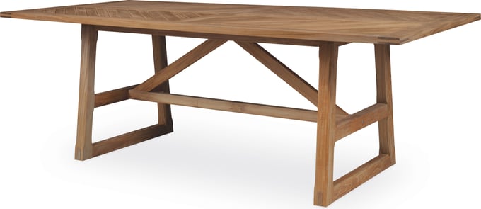 Teak Rectangular Dining Table
