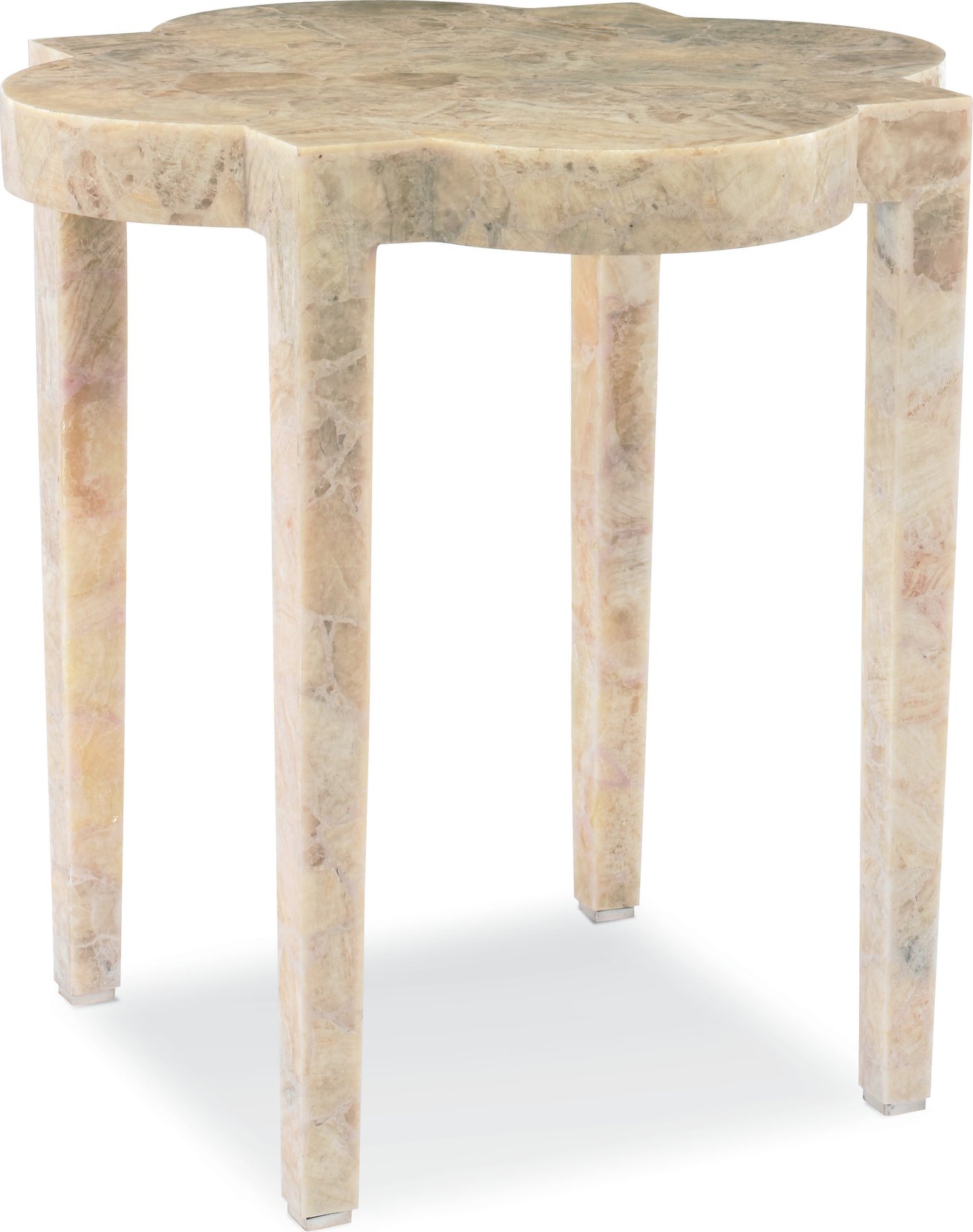 Medallion Stone Side Table