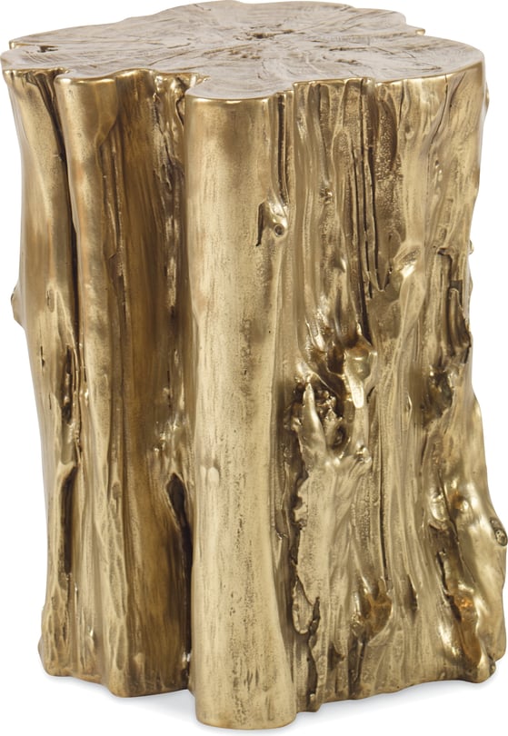 Yew Brass Side Table