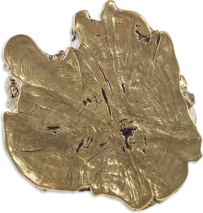 Yew Brass Side Table - Thumbnail 2