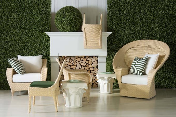 Outdoor Corinthian Column Side Table - Thumbnail 2