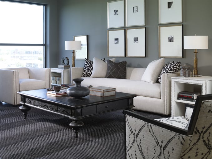Century Furniture Grand Oak Cocktail Table - Thumbnail 3