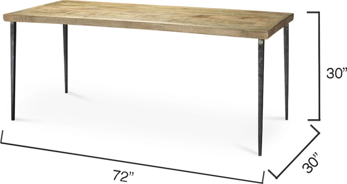Farmhouse Dining Table - Thumbnail 2