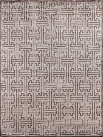Exquisite Rugs Bamboo Silk Rug - Brown
