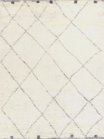 Exquisite Rugs Moroccan Rug - Ivory, Gray
