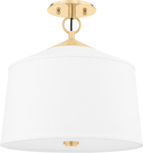 White Plains Semi Flush Mount - Thumbnail 2