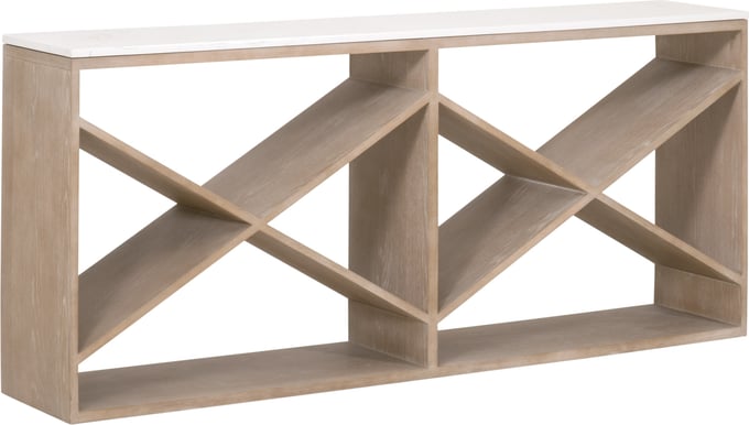 Essentials for Living Bella Antique Cellar Console Table - Thumbnail 3