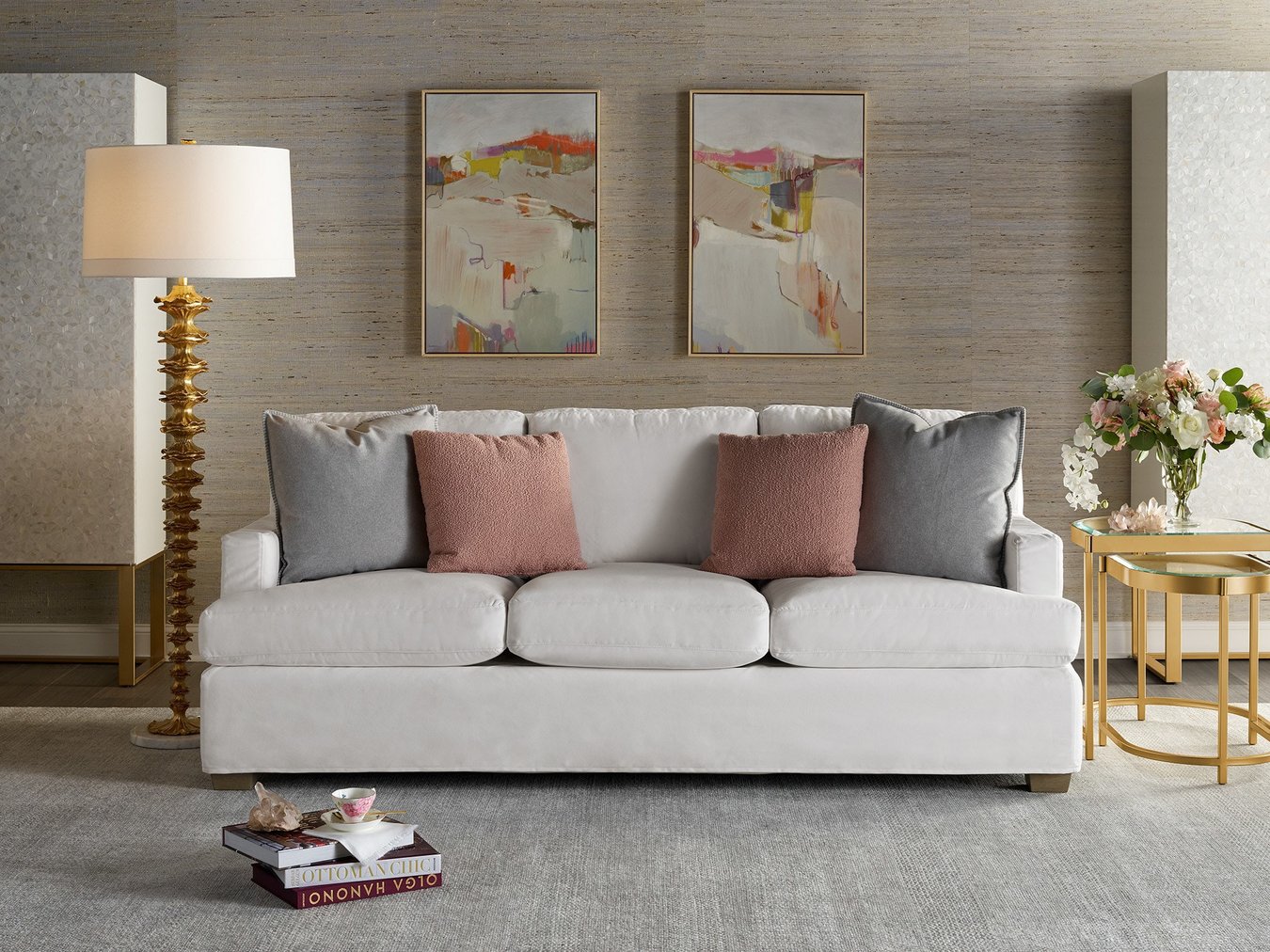 Miranda Kerr Home Malibu Slipcover Sofa | Layla Grayce