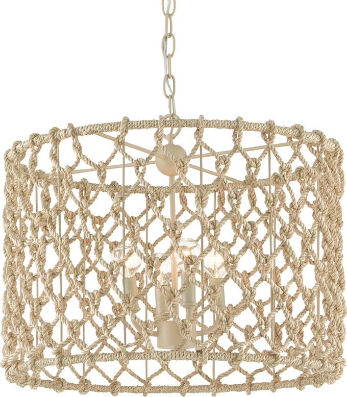 Currey and Company Chesapeake Drum Chandelier