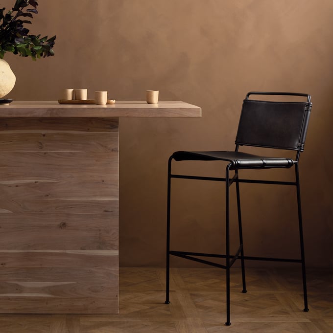 Four Hands Wharton Bar Stool - Thumbnail 5