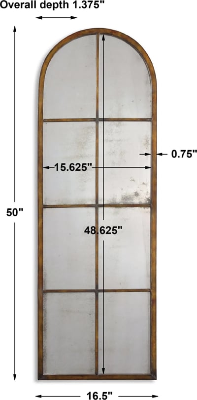 Layla Grayce Essentials Window Pane Mirror - Thumbnail 3