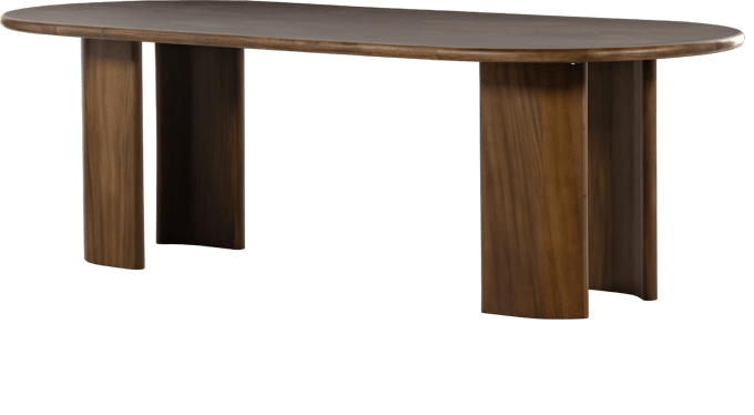 Lunas oval dining deals table