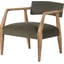Modern Velvet Loden, Distressed Oak