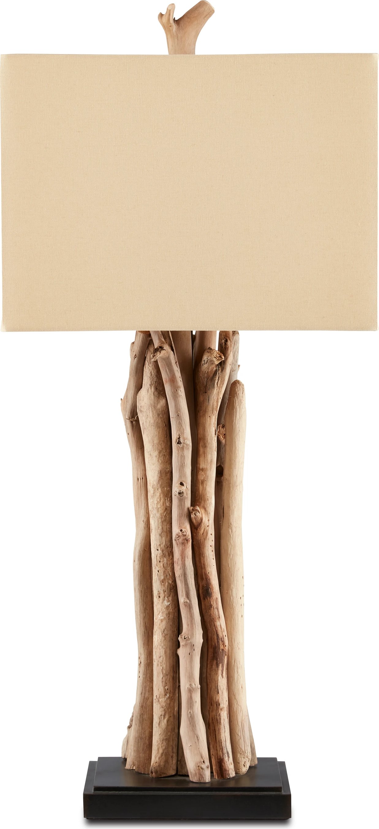 Currey and Company Driftwood Table Lamp | Layla Grayce