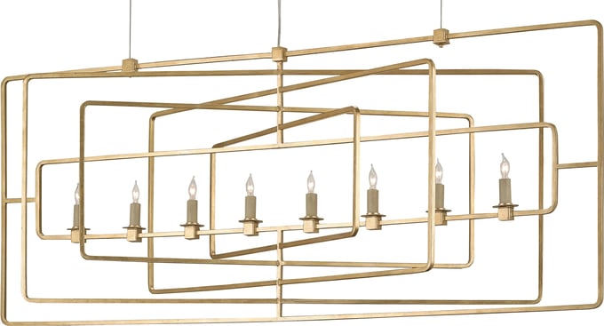 Metro Rectangular Chandelier - Thumbnail 2