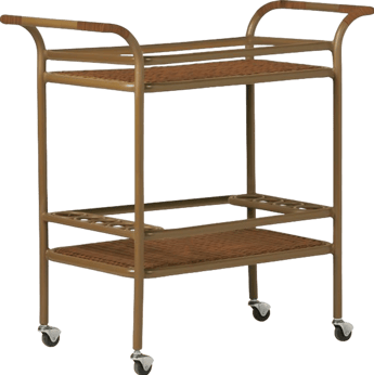 vidaXL Bar Cart with Drawer Gray 39.4x17.7x38.2 Poly Rattan 316664 – Garage  Cabinets Online