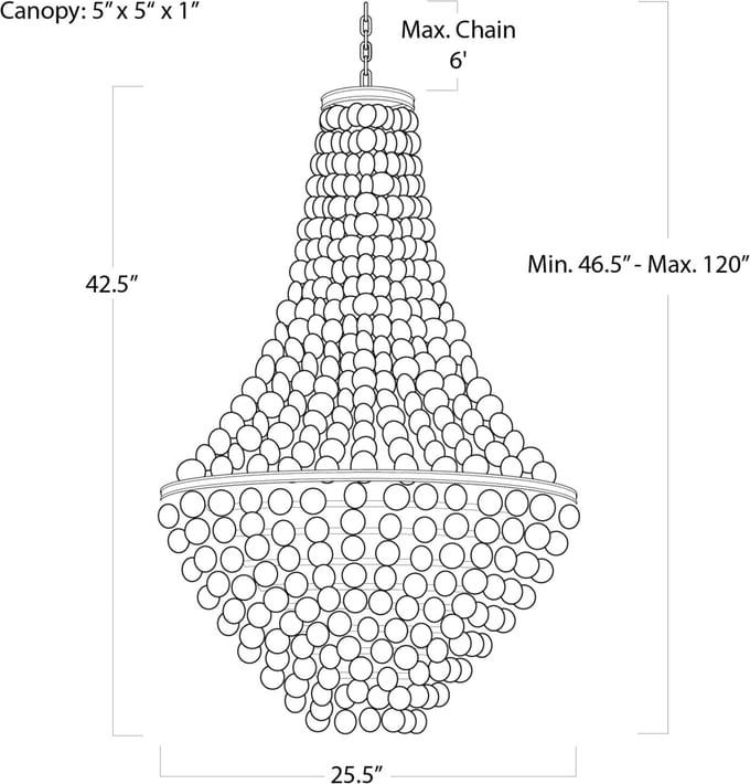 Regina Andrew Capri Abalone Shell Chandelier | Layla Grayce