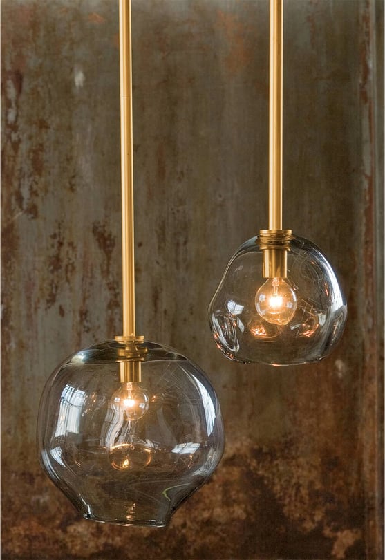 Molten Pendant with Smoke Glass - Thumbnail 2