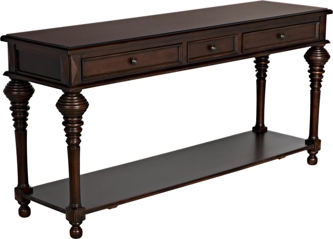 Noir Colonial Sofa Table