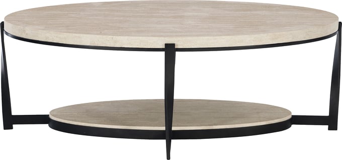 Bernhardt Berkshire Oval Cocktail Table