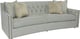 Candace Sofa by Bernhardt in gray and gray. Made from 45% rayon, 36% polyester, 19% linen in a transitional style. Main Image. Variant choice thumbnail.