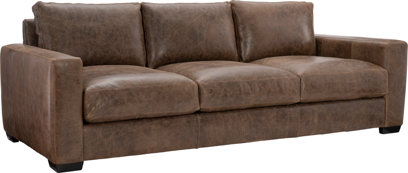 Bernhardt leather sofa deals