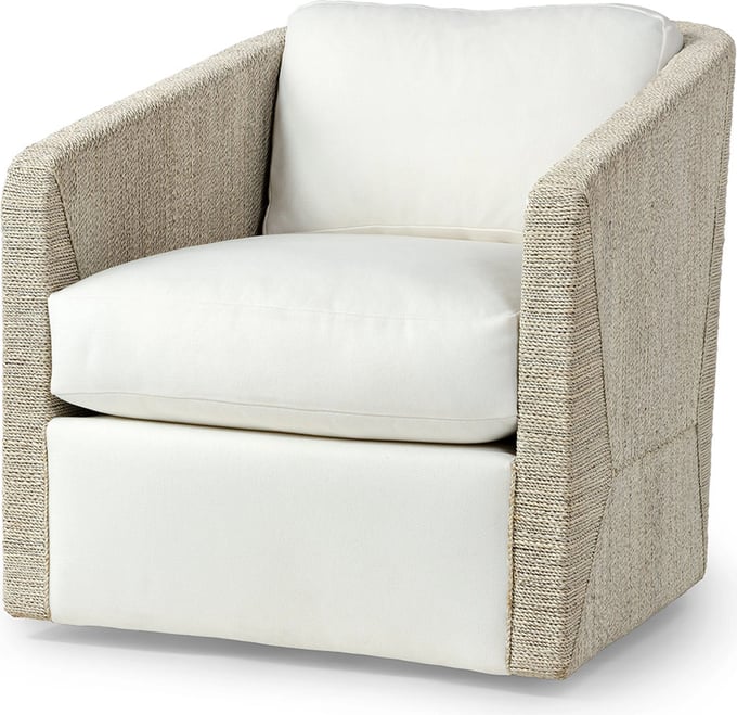 Palecek Carmine Swivel Lounge Chair | Layla Grayce