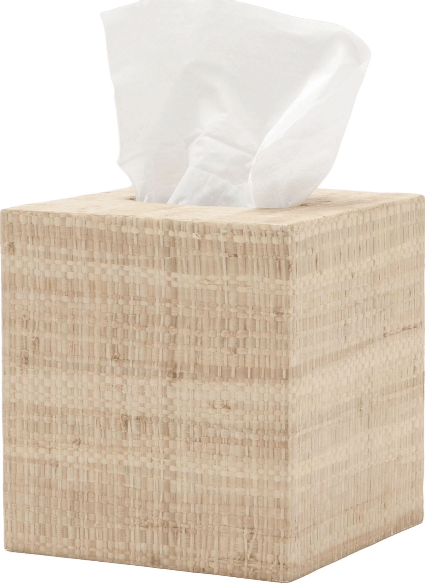 Ghent Woven Raffia Tissue Box