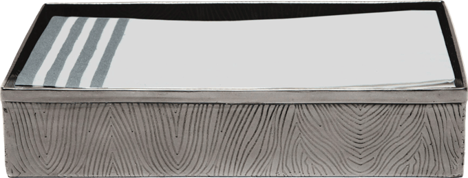 Pigeon & Poodle Humbolt Hollywood Metal Hand Towel Tray - Thumbnail 2
