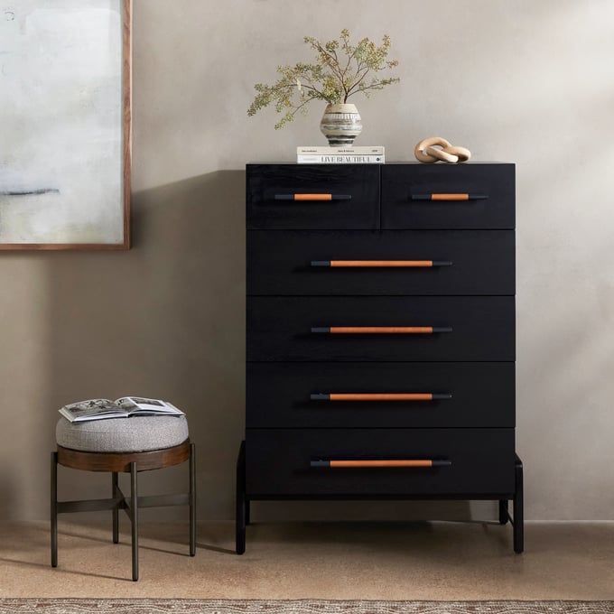 Four Hands Rosedale 6 Drawer Tall Dresser | Layla Grayce