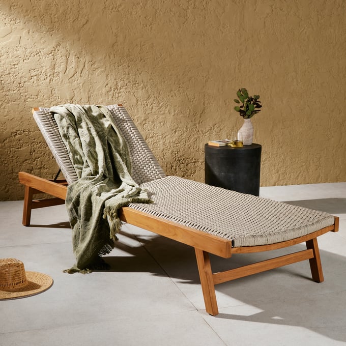 Delano Outdoor Chaise - Thumbnail 2