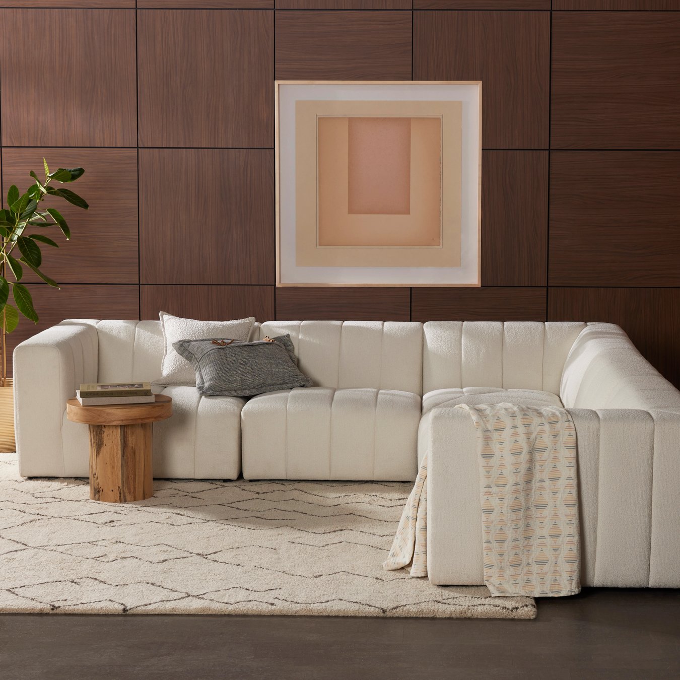 Four Hands Langham Channeled 5-Piece Sectional | Layla Grayce