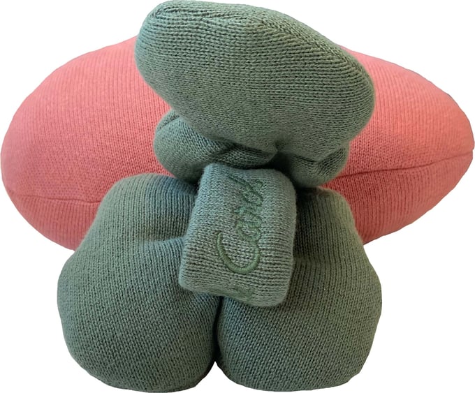 Ramona the Radish Knitted Cushion - Thumbnail 4