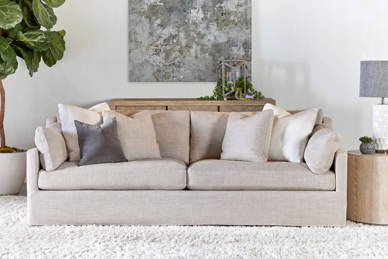Kanabec Slope Arm Slipcover Sofa Layla Grayce