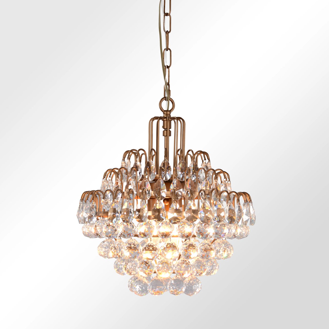 Classic Home Thayer 3-Light Crystal Chandelier | Layla Grayce