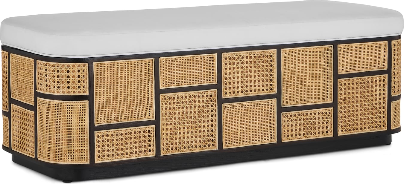 Currey and Company Anisa Storage Bench Layla Grayce