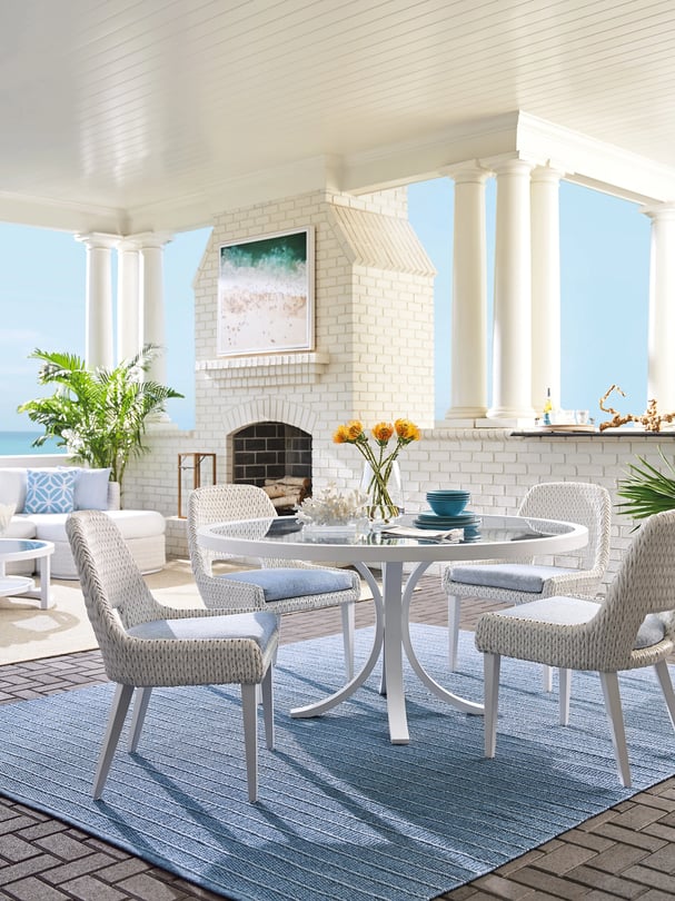 Tommy Bahama Outdoor Ocean Breeze Promenade Round Dining Table