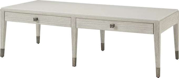 Theodore Alexander Breeze Two Drawer Cocktail Table | Layla Grayce