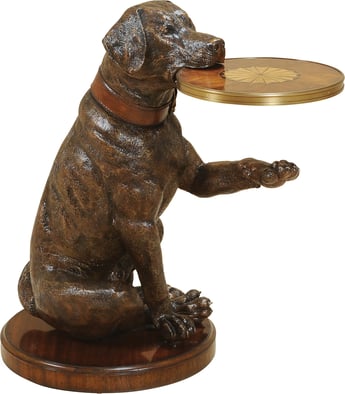 92467☆MAITLAND SMITH ガラス テーブル 象 オブジェ 92467☆MAITLAND