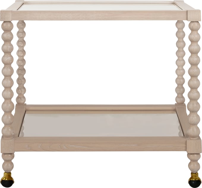 Worlds Away Isadore Bar Cart