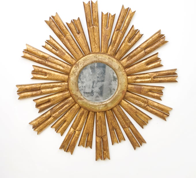 Worlds Away Rinaldo Starburst Mirror
