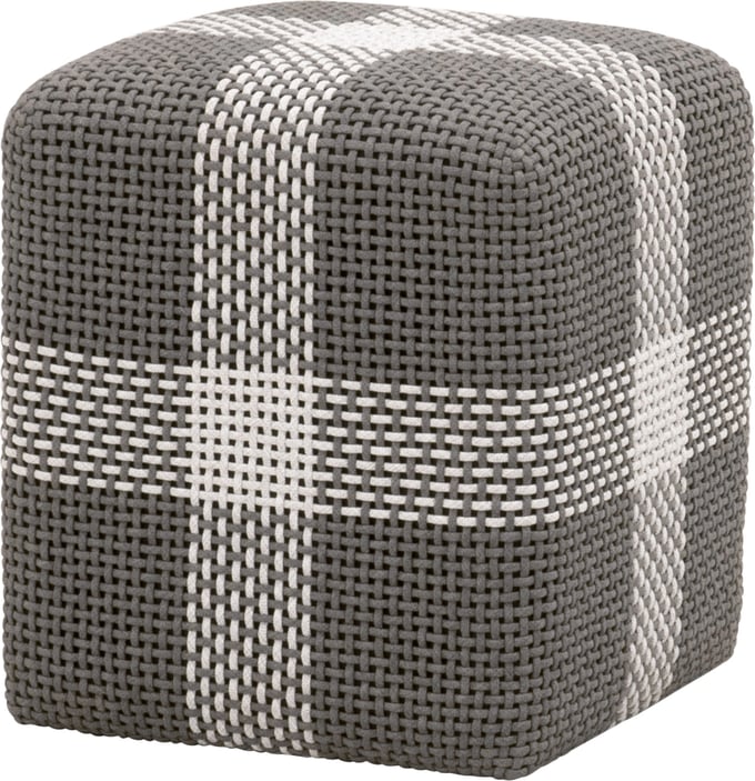 Essentials for Living Woven Cross Accent Cube - Thumbnail 4