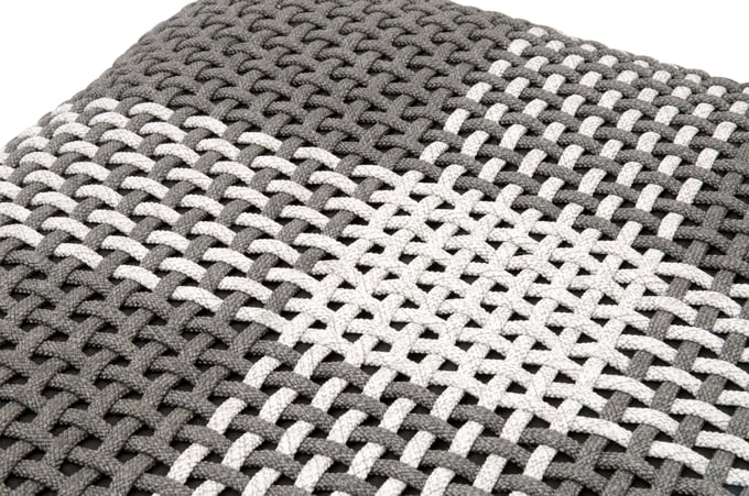 Essentials for Living Woven Cross Accent Cube - Thumbnail 5