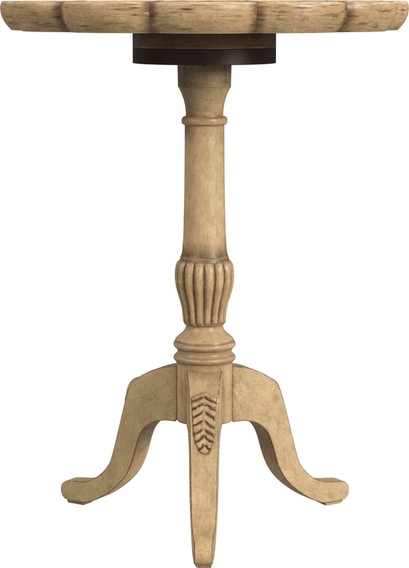 Layla Grayce Essentials McCreary Pedestal Accent Table - Thumbnail 2
