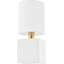White, Aged Brass