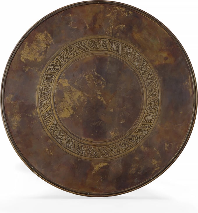 Faux Horn Chairside Table - Thumbnail 2