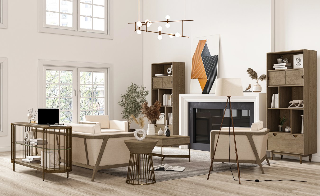 Harvey Sofa by A.R.T. Furniture in tawny and tawny. Made from unique in a modern style. Product Image 5