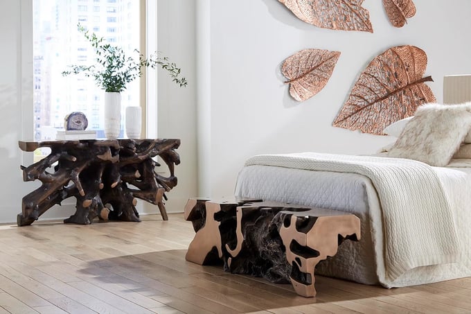 Phillips Collection Cast Naturals Log Coffee Table - Thumbnail 2