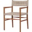Vintage White, Natural Teak