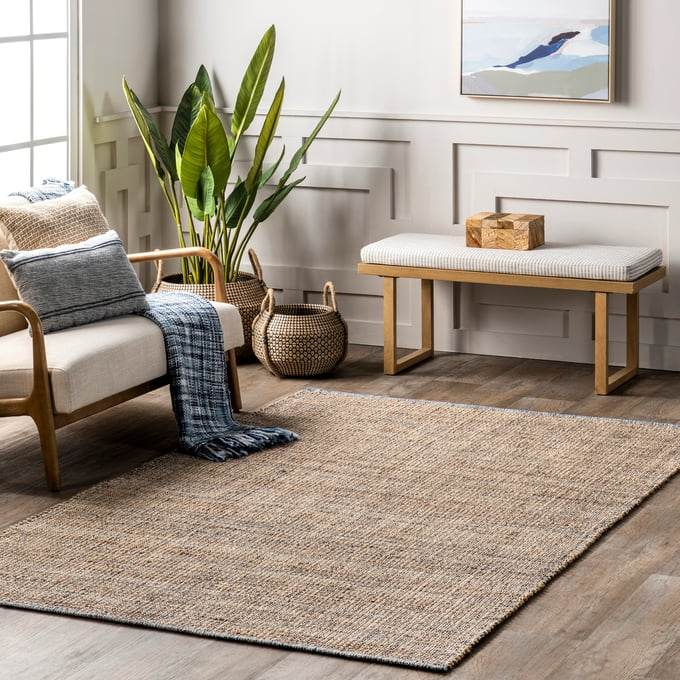 NuLoom Nona Casual Recycled Cotton Blend Area Rug | PlushRugs